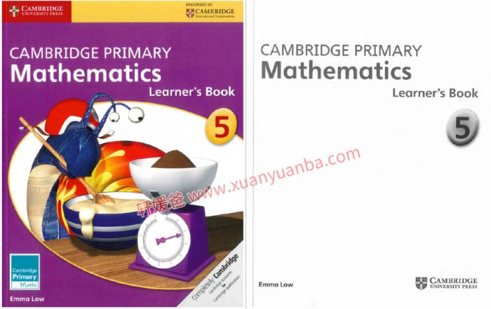《Cambridge Primary Mathematics learner’s book G1-G6》剑桥小学数学 百度云网盘下载
