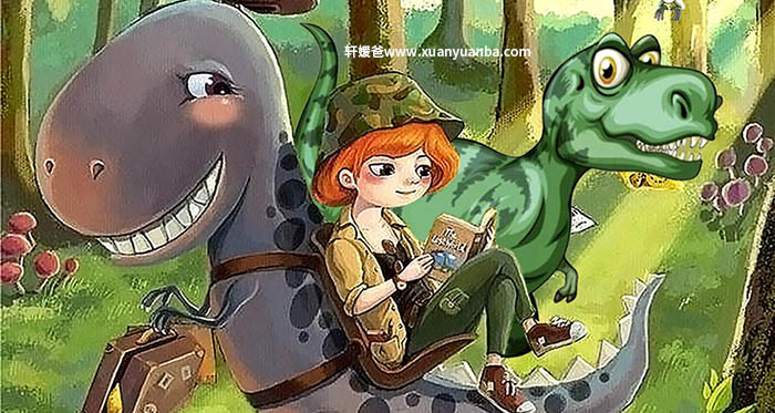 【故事】《崛起吧！泰坦恐龙小松松》26集完结 有声儿童故事M4A音频格式 百度云盘下载