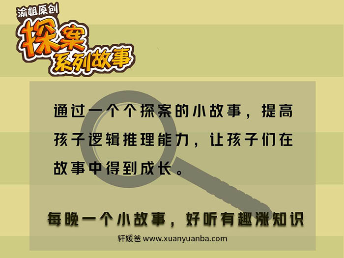 【故事】渝姐版《探案系列故事》共十六集 MP3音频格式 百度云盘免费下载