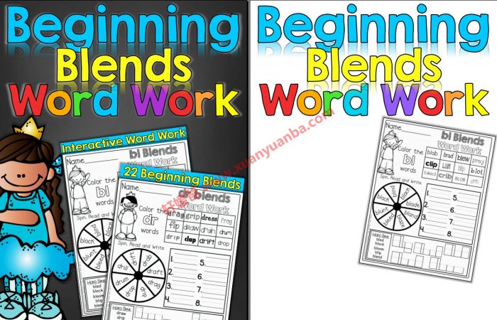 《CVC Word Family Word work》自然拼读英文练习册PDF 7套 百度云网盘下载