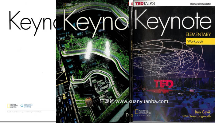 《国家地理Keynote1-6 》全套高清版 培养听说读写四项综合技能 MP3+MP4+PDF+白板 百度网盘下载