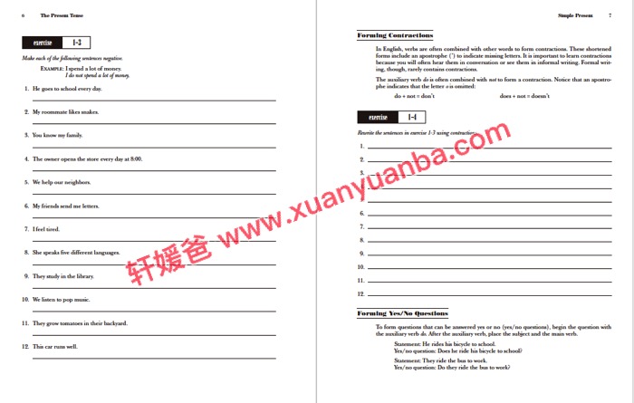 《Practice Makes Perfect: English Verbs 》英语动词语法原版教材高清PDF 百度云网盘下载