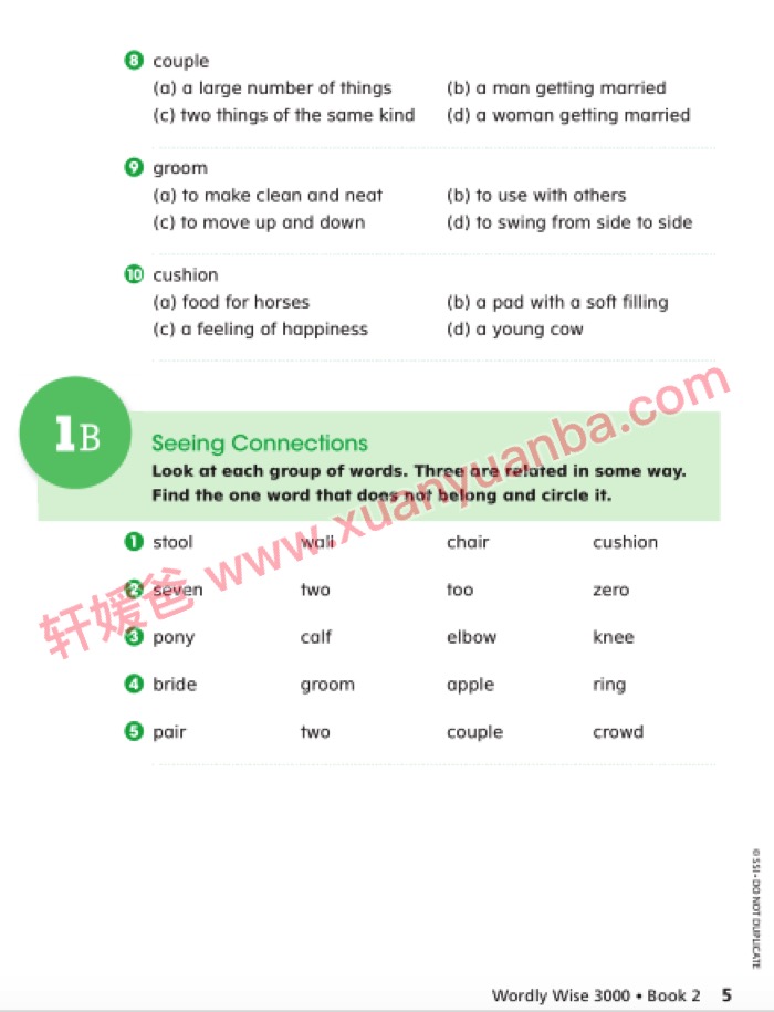 《北美Wordly Wise 3000核心词汇K-12》全套教材+练习册+音频 百度云网盘下载