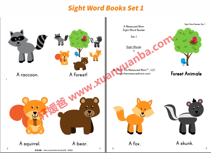 《38套Sight Words高频词小册子》精美分级启蒙教材 百度云网盘下载