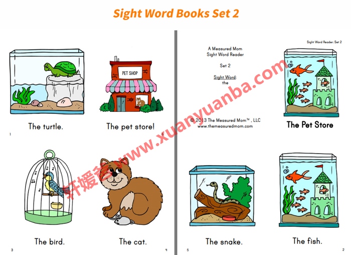《38套Sight Words高频词小册子》精美分级启蒙教材 百度云网盘下载