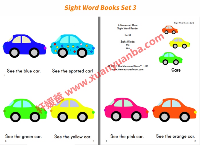 《38套Sight Words高频词小册子》精美分级启蒙教材 百度云网盘下载