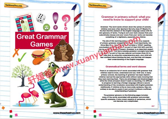 《Great Grammar Games 》美国原版英语语法游戏教材 原版高清PDF百度云网盘下载