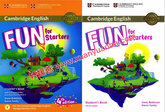 剑桥少儿英语(YLE)官方备考教材《Storyfun for 系列1-3》第4版  高清百度云网盘下载