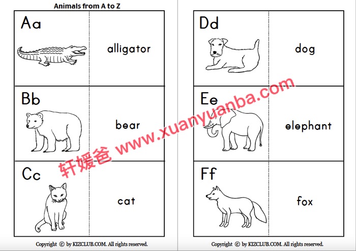 《Kids Page》 13个英语字母学习游戏高清PDF 百度云网盘下载