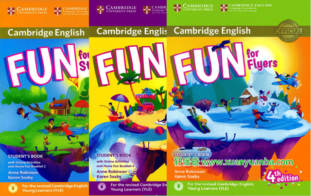 剑桥少儿英语(YLE)官方备考教材《Storyfun for 系列1-3》第4版  高清百度云网盘下载