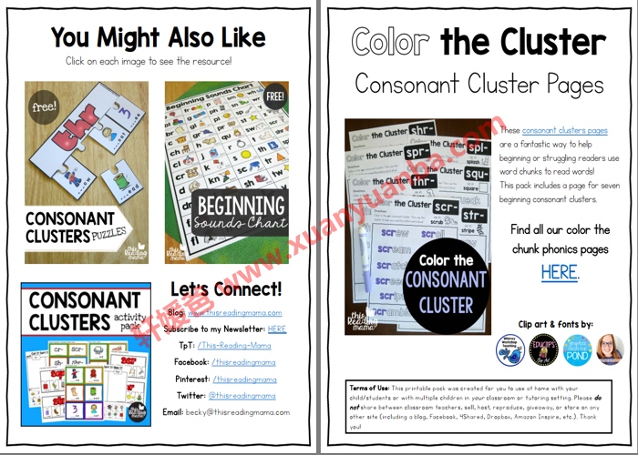 【英语】《Color the Chunk》字母涂色游戏练习册 20套 高清PDF 百度云网盘下载