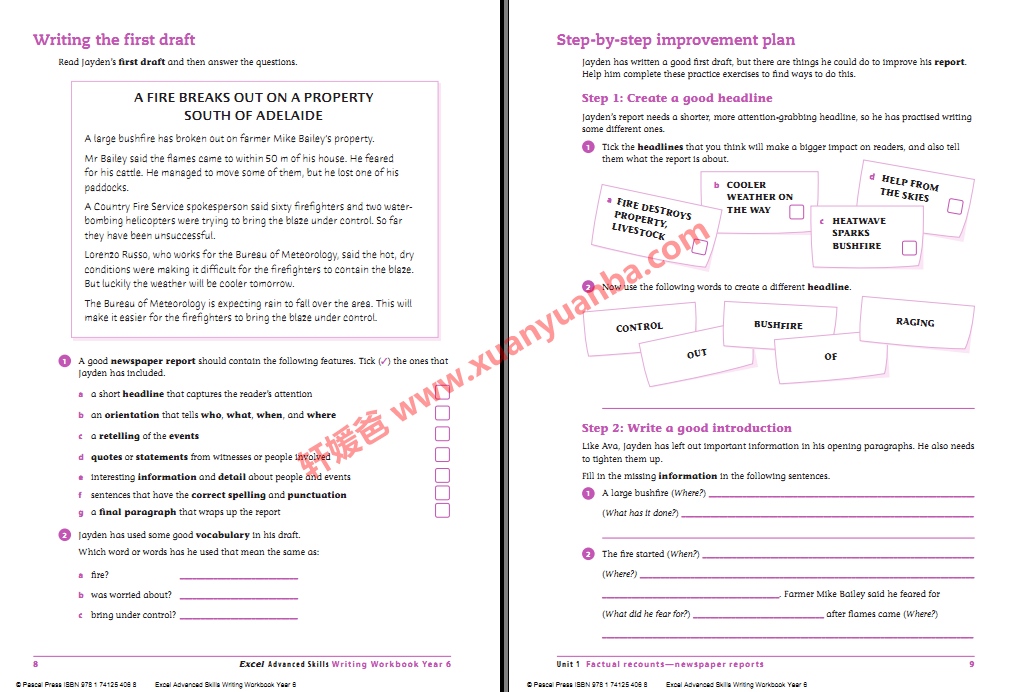 《Writing Workbook 1-6》全六册培养孩子独立写作能力 百度云网盘下载