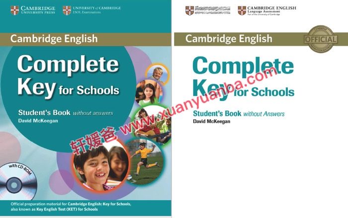 剑桥官方KET备考教材《Complete Key for Schools》原版SB+WB+TB 百度云网盘下载