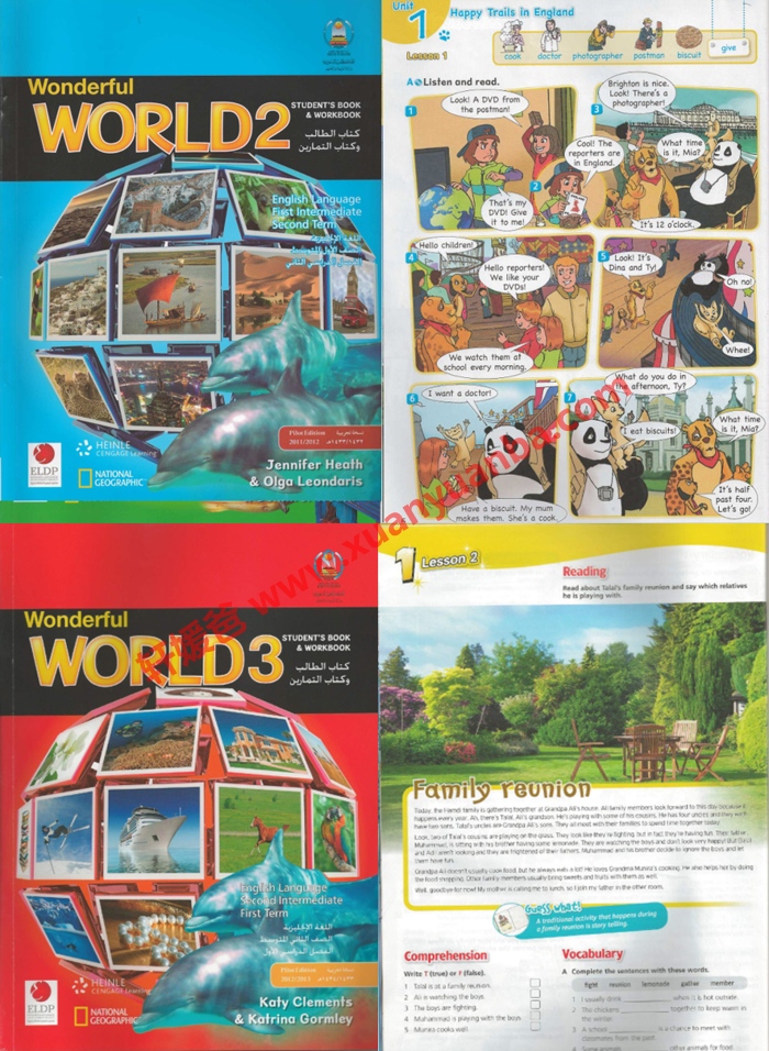 《Wonderful World 1-6》国家地理第一版PDF+MP3+DVD+答案 百度云网盘下载