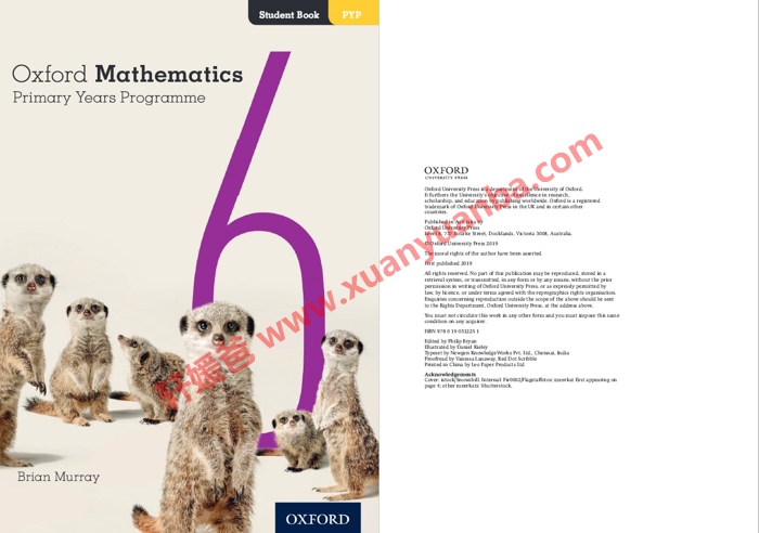 《Oxford Mathematics Primary Years Programme 1-6》牛津国际课程IB小学数学全套用书高清PDF百度云网盘下载