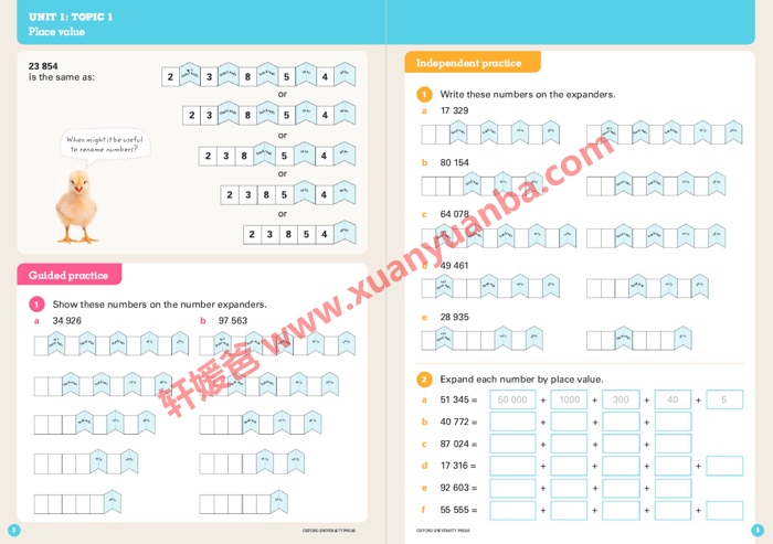 《Oxford Mathematics Primary Years Programme 1-6》牛津国际课程IB小学数学全套用书高清PDF百度云网盘下载