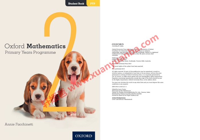 《Oxford Mathematics Primary Years Programme 1-6》牛津国际课程IB小学数学全套用书高清PDF百度云网盘下载