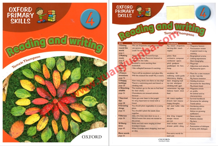 《Oxford Primary Skills Reading and Writing 1-6》牛津写作教材 音频+PDF 百度云网盘下载