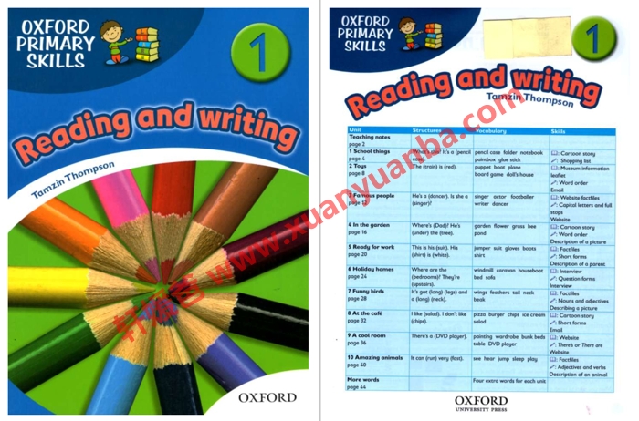 《Oxford Primary Skills Reading and Writing 1-6》牛津写作教材 音频+PDF 百度云网盘下载
