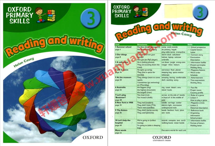 《Oxford Primary Skills Reading and Writing 1-6》牛津写作教材 音频+PDF 百度云网盘下载