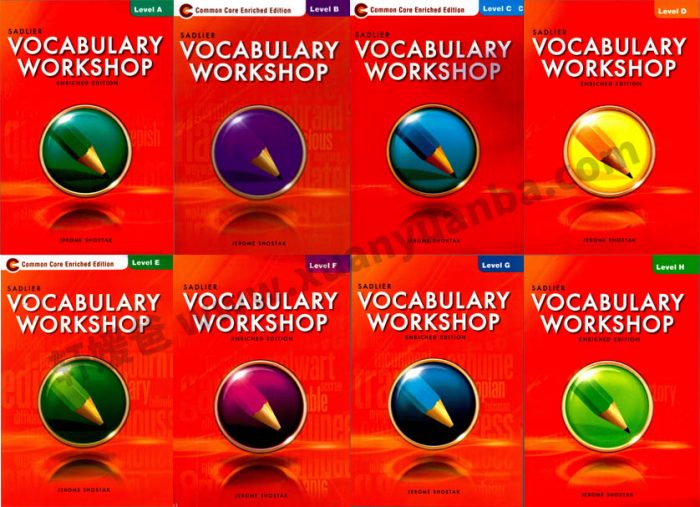 《Vocabulary Workshop G1-5+A-H全13册》PDF+MP3音频 百度云网盘下载