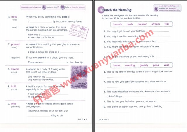 《Vocabulary Workshop G1-5+A-H全13册》PDF+MP3音频 百度云网盘下载