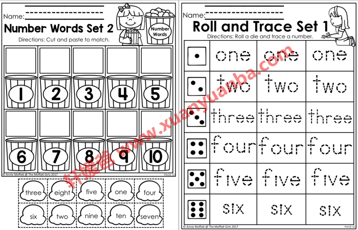 《Kindergarten Math: Math Made Fun》11套美国幼儿园数学启蒙游戏卡片 百度云网盘下载