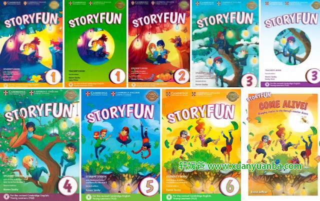 剑桥少儿英语（YLE）官方备考教材《Storyfun for 系列1-6》 Homefun 第2版 百度云网盘下载