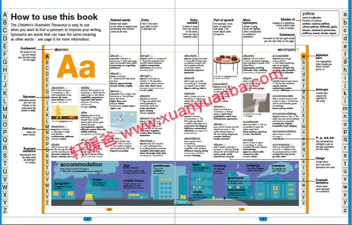 《Children's Illustrated Thesaurus DK》 DK儿童插图词典  高清PDF格式 百度云网盘下载