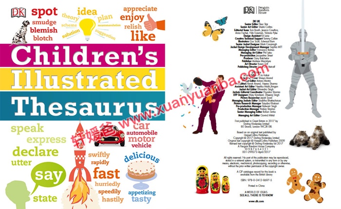 《Children's Illustrated Thesaurus DK》 DK儿童插图词典  高清PDF格式 百度云网盘下载
