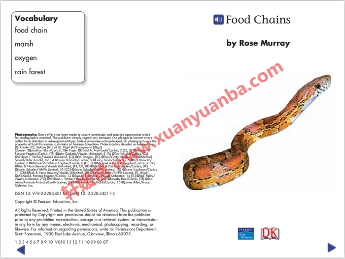 《斯考特科学分级读物GK~G6》美国小学教材7个级别 内嵌音频可点读PDF+MP3 百度云网盘下载