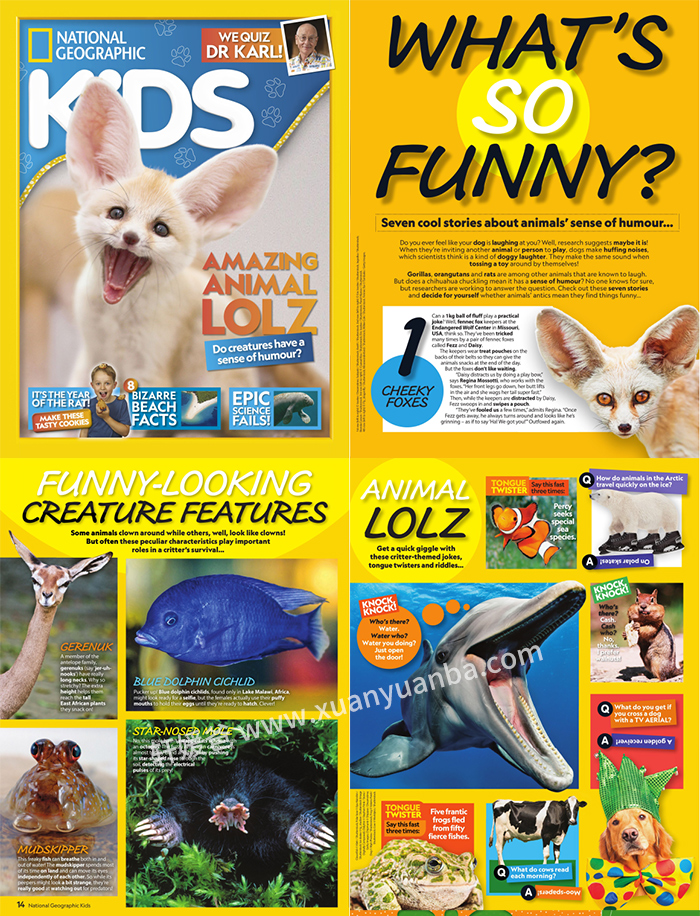 《National Geographic Kids》2020年1-9月美国国家地理儿童原版高清原生PDF 百度云网盘下载