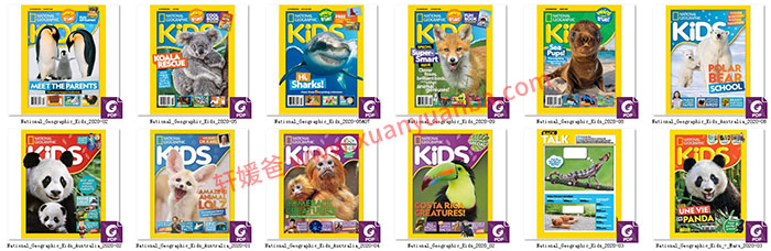 《National Geographic Kids》2020年1-9月美国国家地理儿童原版高清原生PDF 百度云网盘下载
