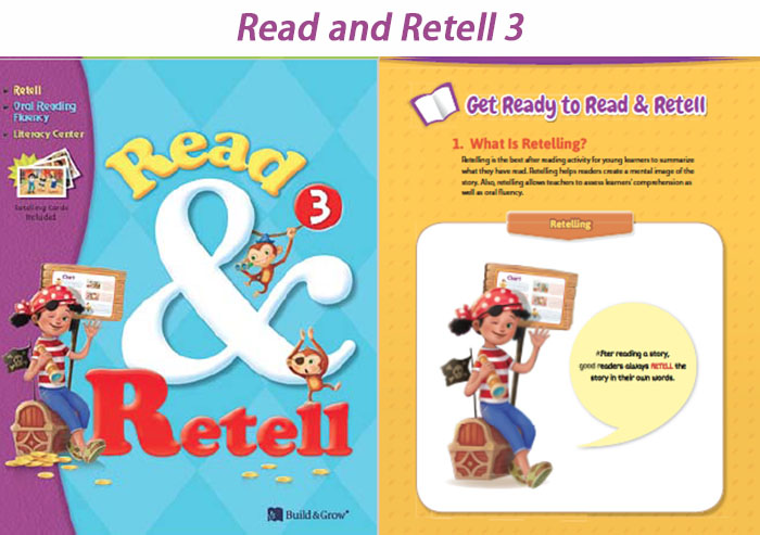 《Read and retell系列1-3册》教材+练习册(附答案)+音频 PDF 百度云网盘下载