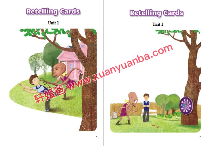 《Read and retell系列1-3册》教材+练习册(附答案)+音频 PDF 百度云网盘下载