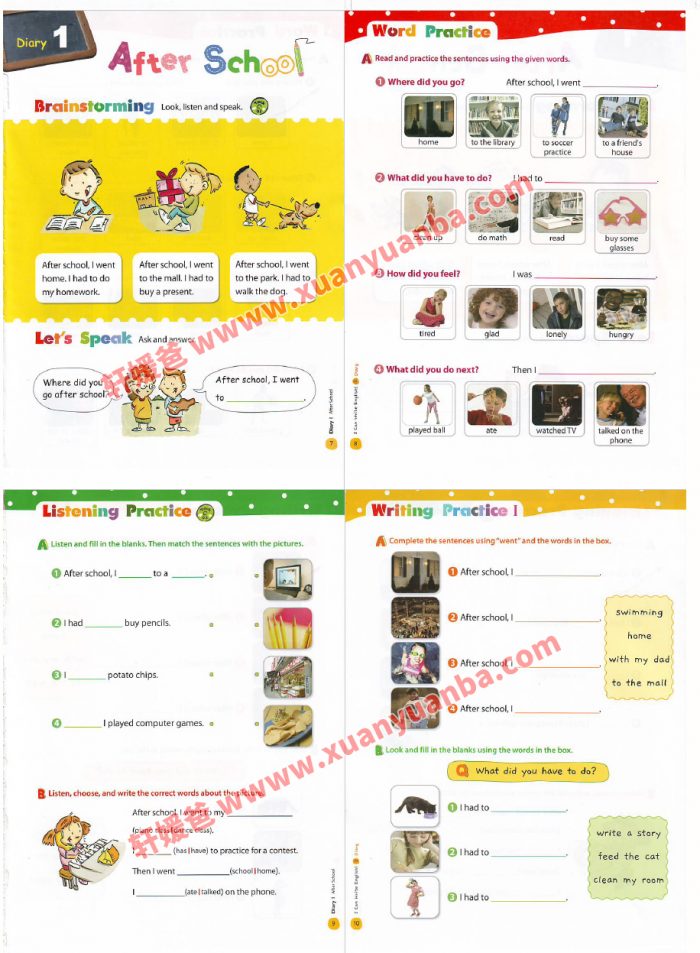 《I can write English 1-3册》轻松培养英文写作技能PDF 百度云网盘下载