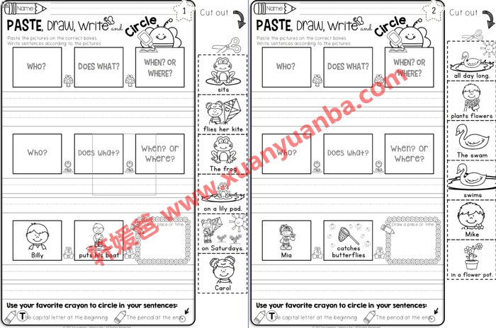 《TPT出品的6套英文句型写作练习册》PDF 百度云网盘下载