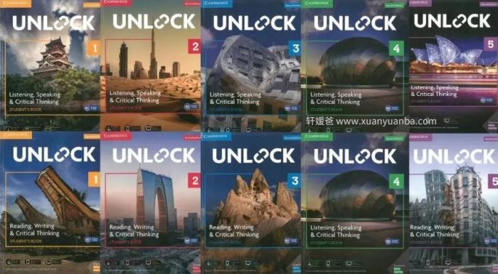 《Unlock Basic-L5》剑桥顶级英文原版教材 2nd Edition 学生书+音频+视频 PDF MP3百度云网盘下载