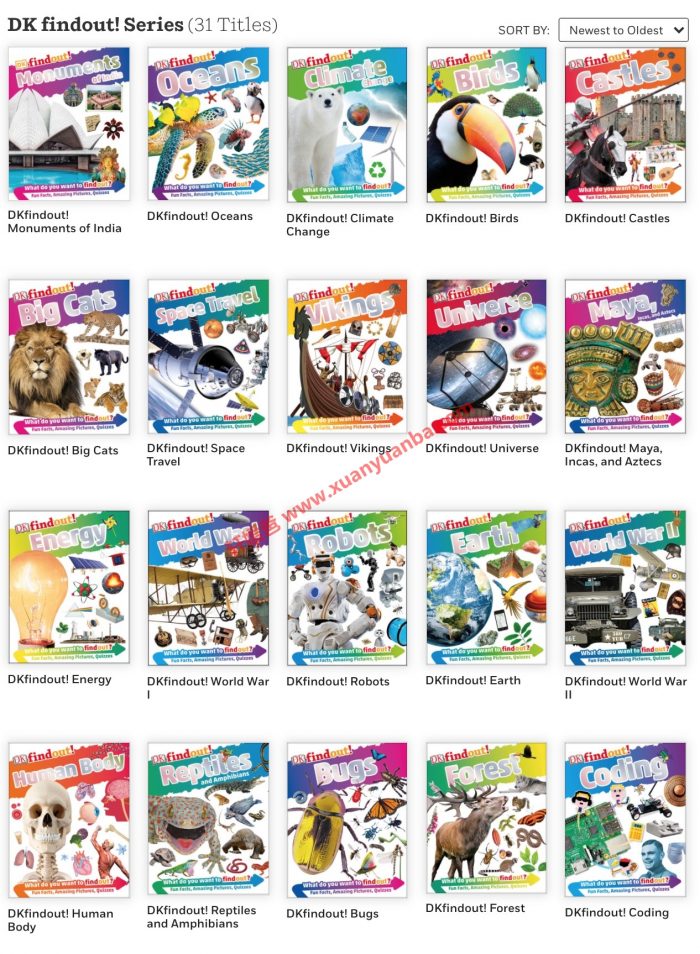 《DK Findout百科知识全系列31本》孩子秒变科普小达人 百度云网盘下载