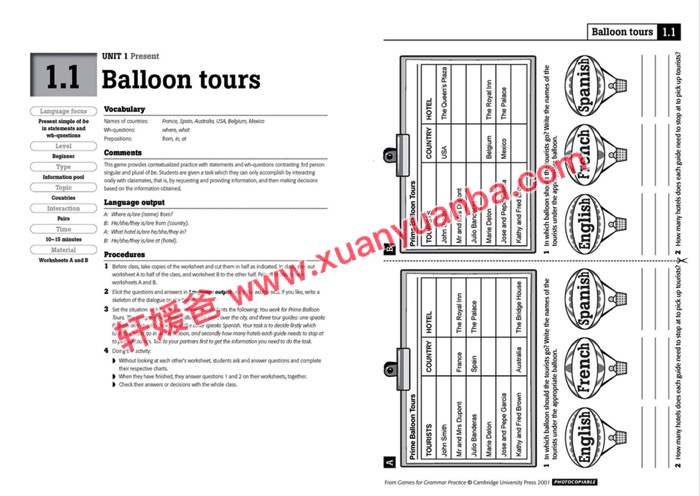 《Games for Grammar Practice》剑桥超棒的英语语法词汇游戏练习书 PDF百度云网盘下载