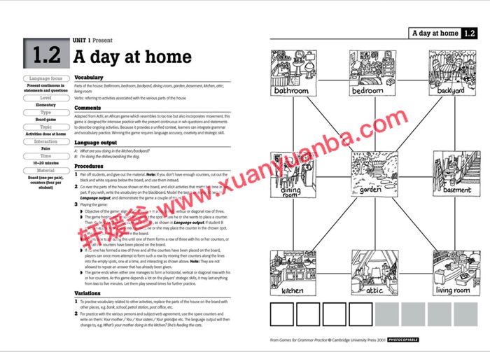 《Games for Grammar Practice》剑桥超棒的英语语法词汇游戏练习书 PDF百度云网盘下载