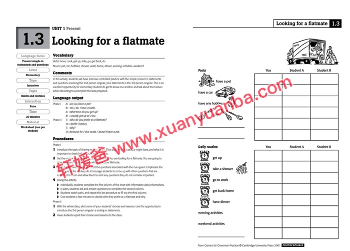 《Games for Grammar Practice》剑桥超棒的英语语法词汇游戏练习书 PDF百度云网盘下载
