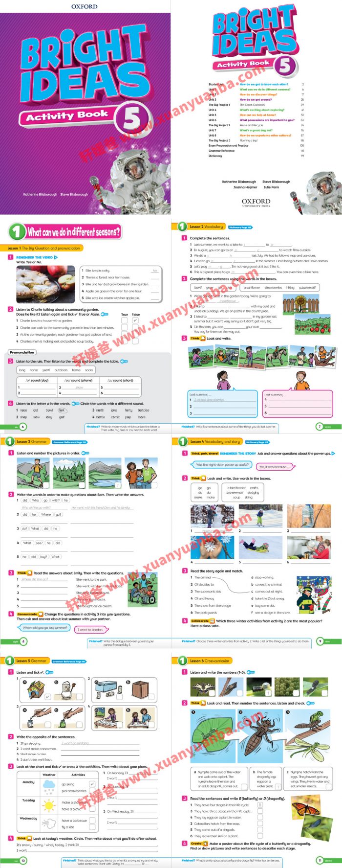 《牛津 Bright ideas 1-6册》全套学生用书+教师用书+配套练习册+音频+视频 百度云网盘下载