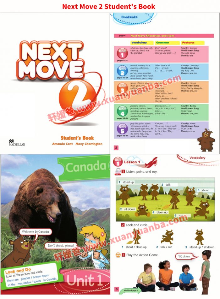 《Next Move》麦克米伦少儿英语教材S+1-6全套学生用书+练习册+音频+互动白板 百度云网盘下载