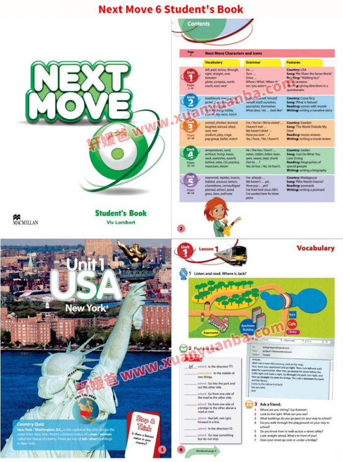 《Next Move》麦克米伦少儿英语教材S+1-6全套学生用书+练习册+音频+互动白板 百度云网盘下载