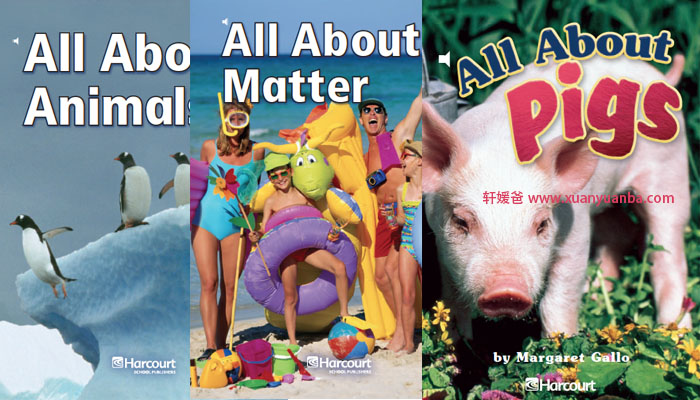 《Harcourt Science Grade K-6》哈考特系列分级阅读科学绘本MP3+PDF 百度云网盘下载