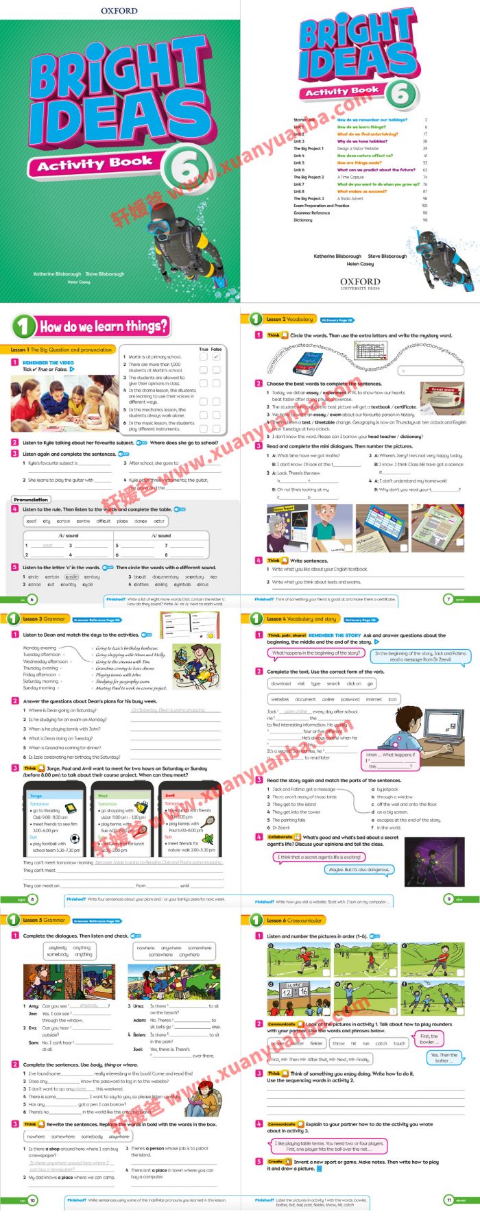 《牛津 Bright ideas 1-6册》全套学生用书+教师用书+配套练习册+音频+视频 百度云网盘下载