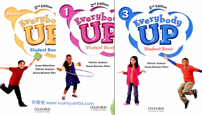 《牛津 Everybody Up第二版》少儿美语教材七级全套 学生用书练习册视频音频卡片白板软件 PDF百度云网盘下载