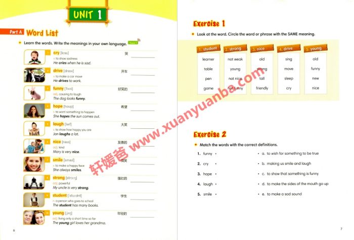 《1000 Basic English Words》少儿基础英语全四册单词阅读写作练习册 百度云网盘下载