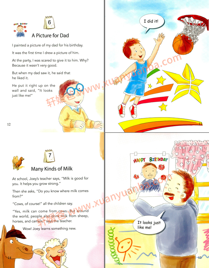 《One story a day》系列英文绘本幼、小、中三级别PDF+MP3 百度云网盘下载